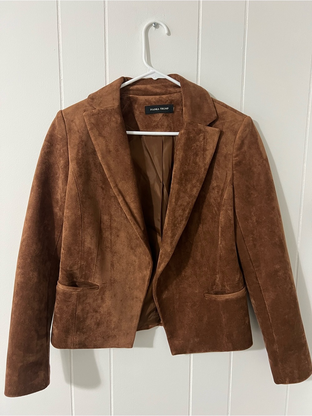 Brown Suede Women’s Blazer